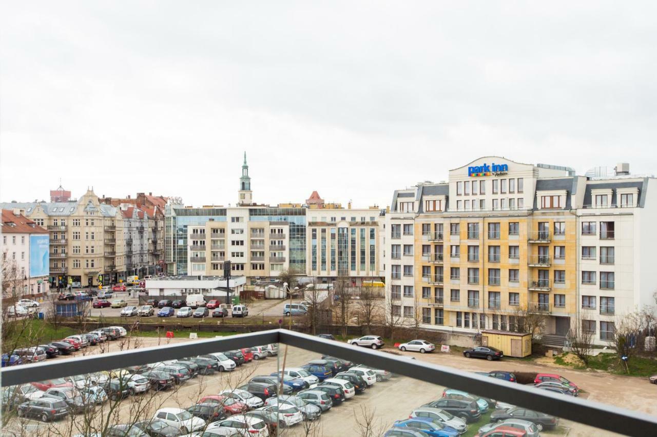 35m² studio Appartement, met 1 privé badkamer in Poznan stadscentrum Buitenkant foto
